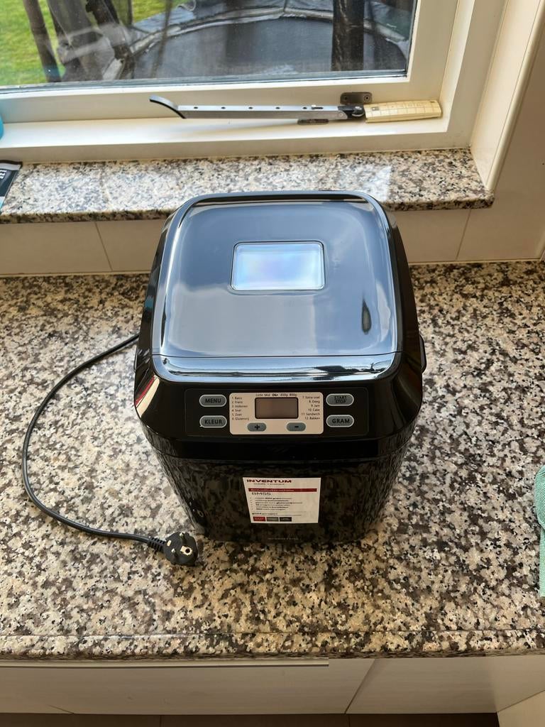 Inventum Broodbakmachine - Zelfgebakken Brood Gemakkelijk, 800 tot 1200 gram deeg, Zo goed als nieuw, Kijkvenster, Ophalen