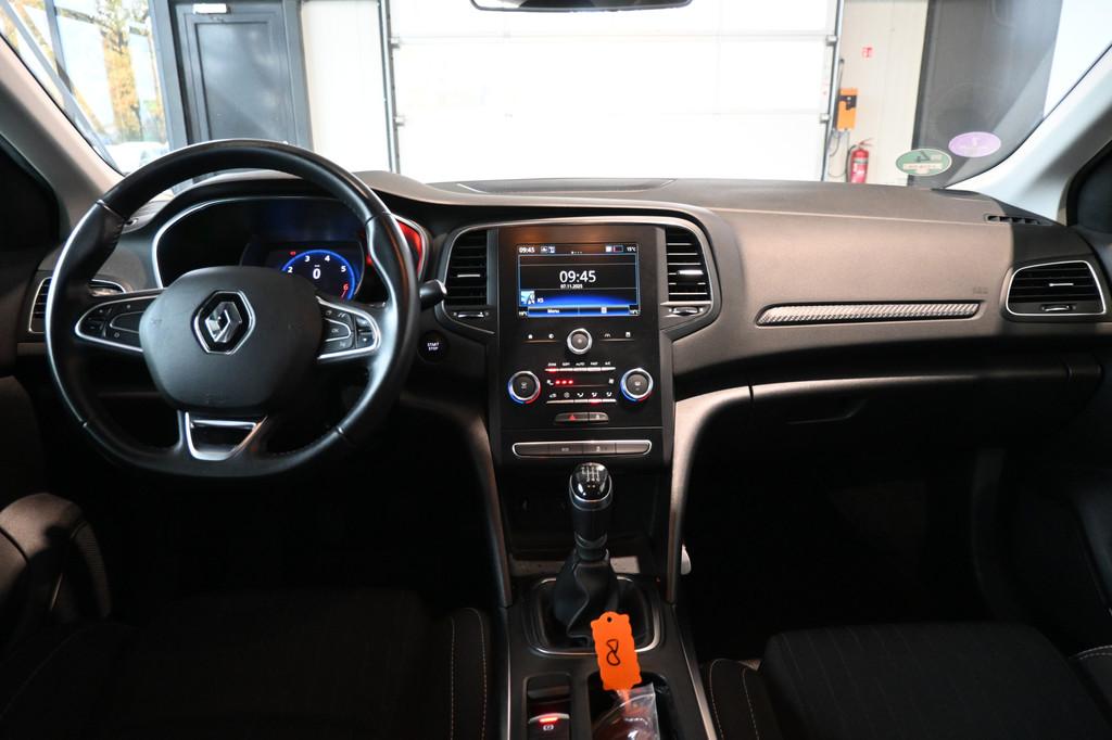 Renault Mégane Estate 1.3 TCe Limited Clima Navigatie Trekh, Stof, 4 cilinders, Met garantie (alle), Wit