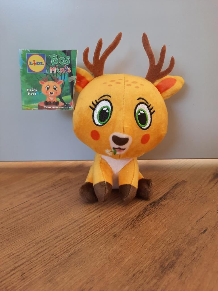 Lidl Bos Mini's Heidi Hert knuffel, Ophalen of Verzenden