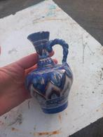Vintage Balkan Keramische Kan - Handbeschilderd & Goudkleur, Ophalen of Verzenden