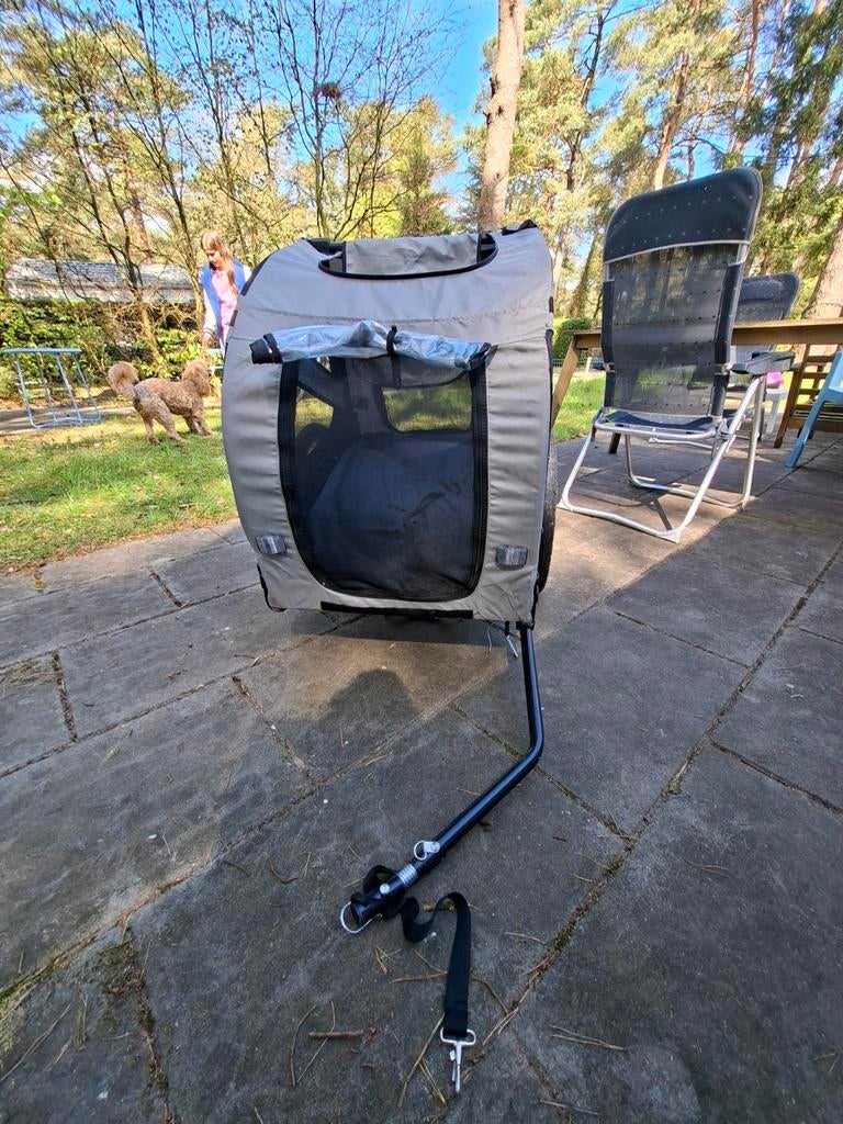 Flamingo honden fietskar  inklapbaar Zo goed als nieuw, Ophalen, Opvouwbaar, 20 tot 40 kg, Hondenkar