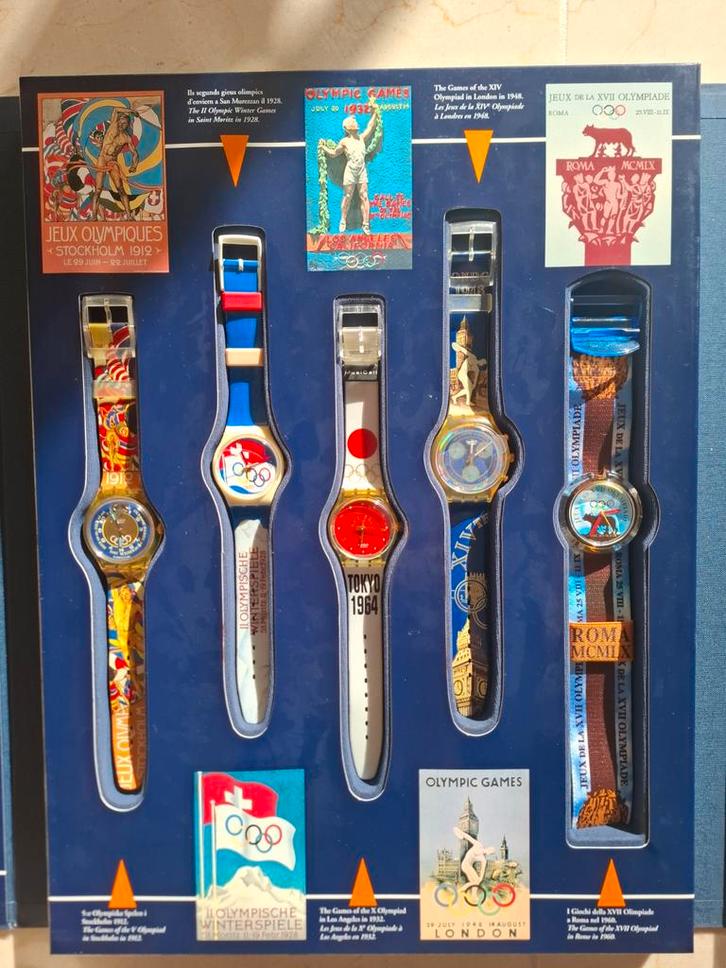 Swatch Historical Olympic Games Collection Horloges, Sieraden, Tassen en Uiterlijk, Horloges | Heren, Zo goed als nieuw, Polshorloge