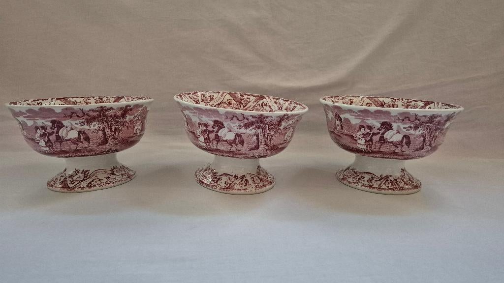 3 Packhorse kastkommen Petrus Regout, Antiek en Kunst, Antiek | Keramiek en Aardewerk, Ophalen of Verzenden