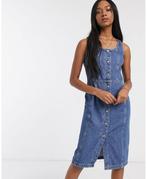 Levi’s Blue Denim Midi Dress  Western Levis 36, Kleding | Dames, Ophalen of Verzenden, Zo goed als nieuw, Maat 36 (S), Blauw