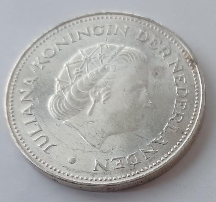 Zilveren 10 gulden Juliana 1970, Postzegels en Munten, Munten | Nederland, Losse munt, 10 gulden, Koningin Juliana, Zilver, Ophalen of Verzenden