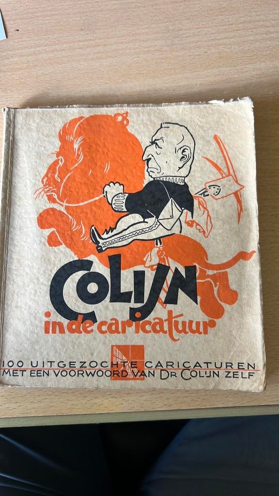 Colijn in de caricatuur' uit 1936, Antiek en Kunst, Antiek | Boeken en Bijbels, Ophalen of Verzenden
