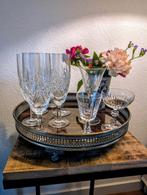 Prachtige Set Antiek Kristallen Glazen – 10-delig, Antiek en Kunst, Ophalen of Verzenden