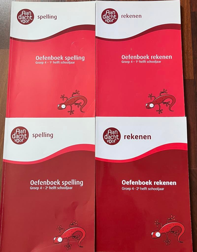 Oefenboeken spelling en rekenen Groep 4, Ophalen, Gelezen, Overige niveaus, Overige vakken