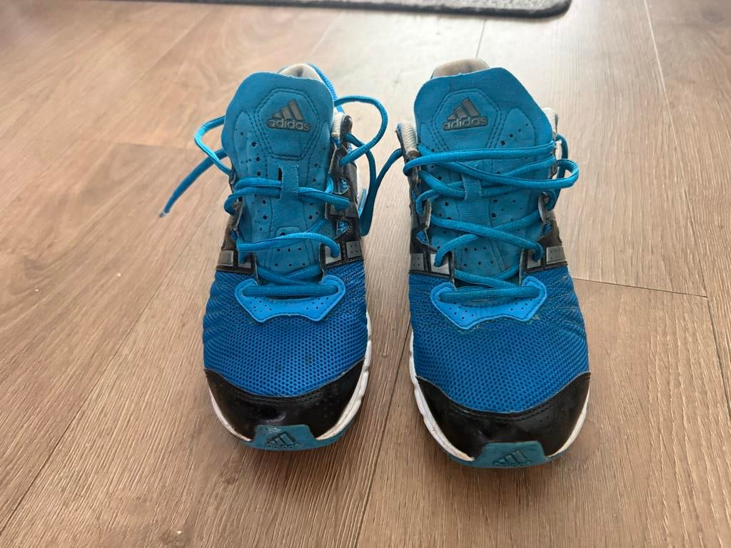 Adidas hardloopschoenen, maat 43 1/3, blauw, Ophalen of Verzenden, Gedragen, Blauw, Sneakers of Gympen