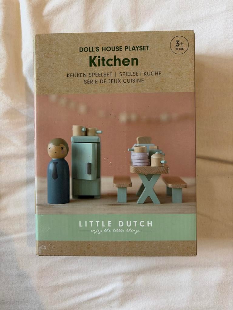 Little Dutch poppenhuis keukenspeelset, Kinderen en Baby's, Ophalen, Zo goed als nieuw, Toebehoren