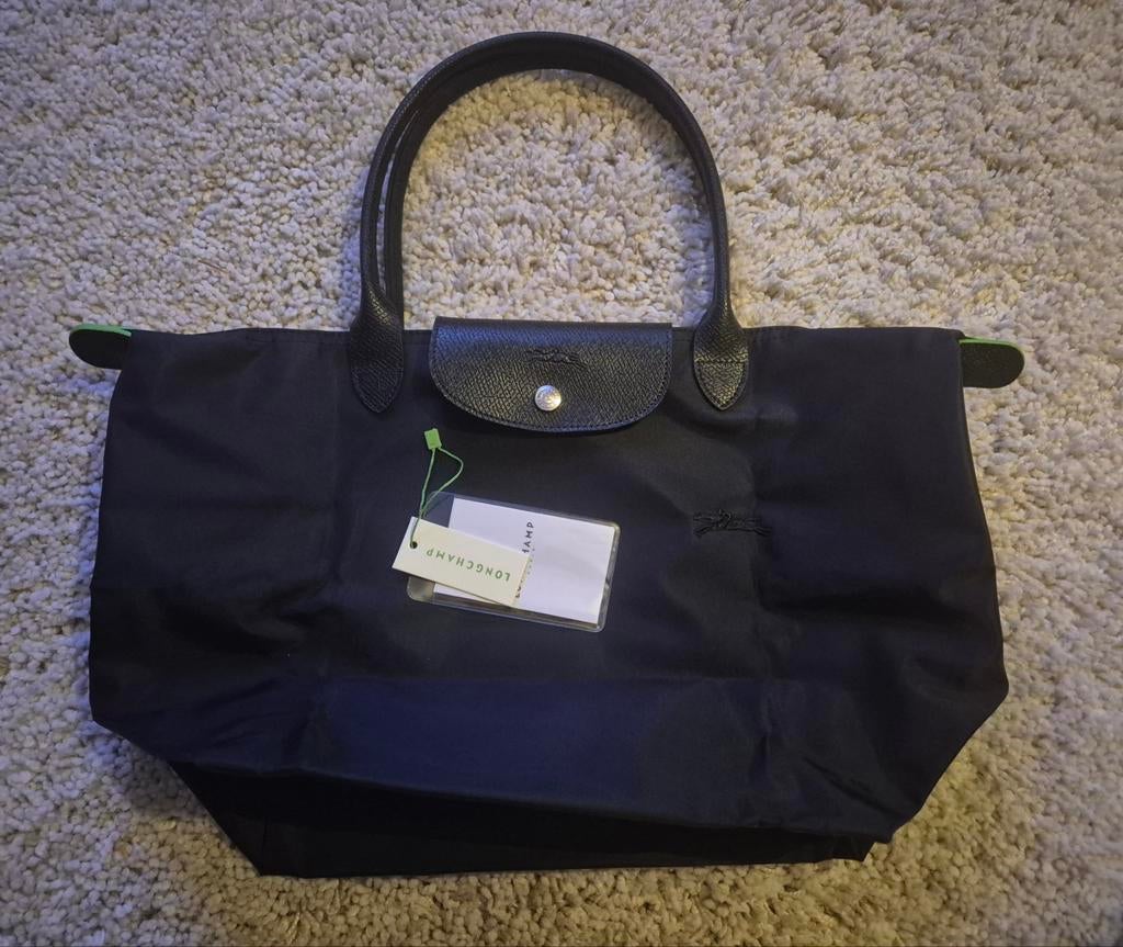 Zwarte Longchamp Tas Maat L - Ideale Schooltas/Schoudertas, Sieraden, Tassen en Uiterlijk, Tassen | Schoudertassen, Verzenden