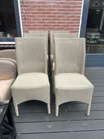 Elegante Lloyd Loom stoelen 6x, Ophalen, Gebruikt, Overige kleuren, Riet of Rotan