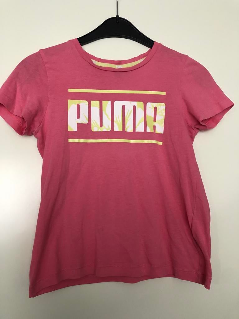 Puma zomer shirt maat 140, Kinderen en Baby's, Kinderkleding | Maat 140, Ophalen of Verzenden, Zo goed als nieuw, Jongen of Meisje