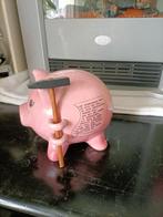Spaarvarken met hamer, Ophalen, Nieuw, Steen, Aardewerk of Keramiek, Dier