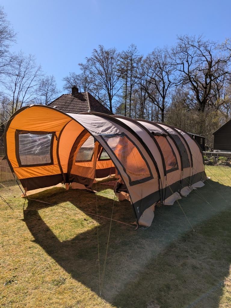 Grote Tunneltent 4 persoons polycotton katoen, Ophalen, Zo goed als nieuw