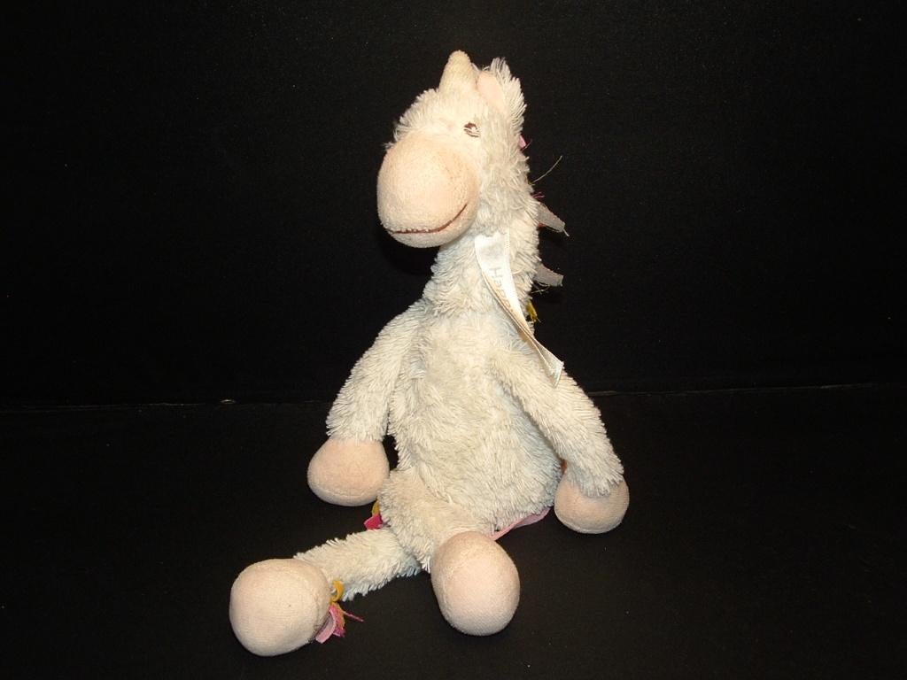 HAPPY HORSE EENHOORN UNICORN YARA NR1 PLUCHE WIT MET, Ophalen of Verzenden, Nieuw, Overige typen