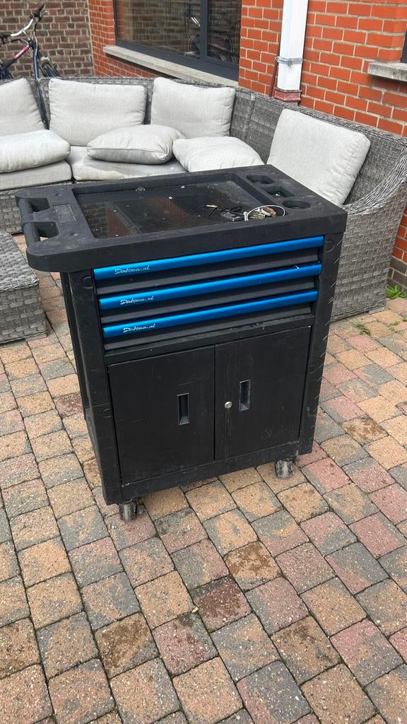 Lege werkkasten, Ophalen, Zo goed als nieuw