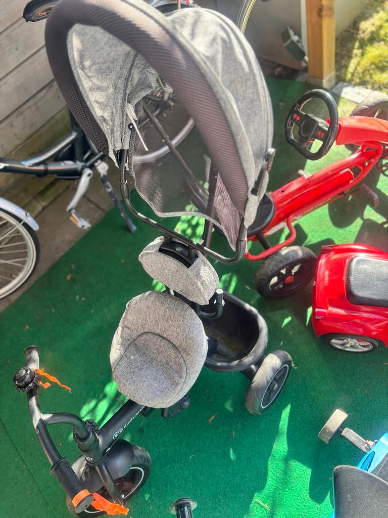 Kinderkraft driewieler met duwstang en zonnekap, Ophalen of Verzenden, Gebruikt, Duwstang