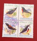 Pilipinas 2009 block of 4 vogels ,kleine formaat pzs, Verzenden, Gestempeld, Zuidoost-Azië
