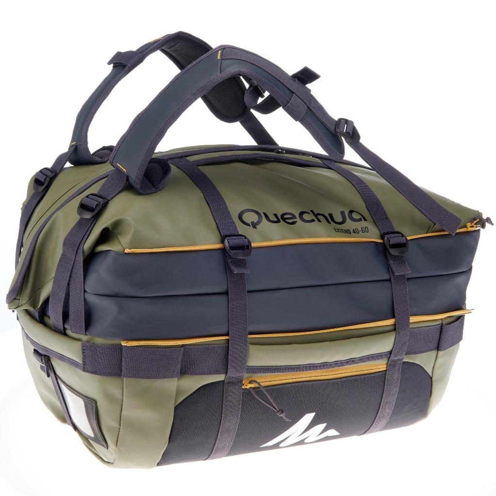 Reis/rol tassen 40/60 oa motor Quechua, Ophalen, Gebruikt