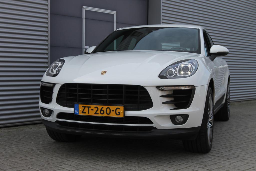 Porsche Macan 2.0 I Aut. I Navi I Leder (bj 2017, automaat), Automaat, 4 cilinders, Wit, Bedrijf