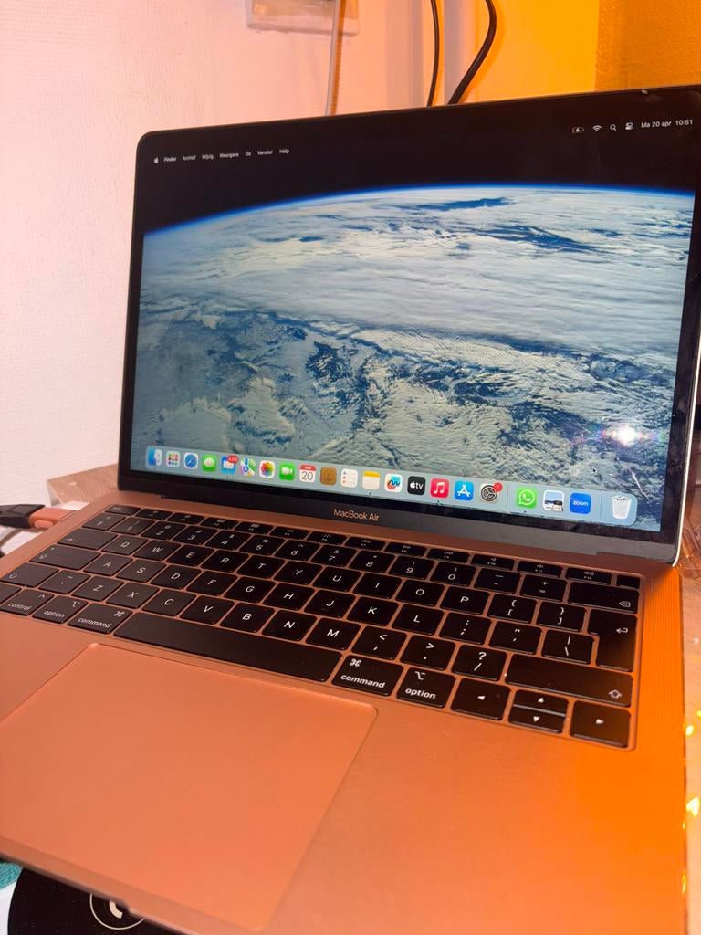 Apple MacBook Air 13-inch (2018) – Rose Gold, Computers en Software, Apple Macbooks, Gebruikt, 2 tot 3 Ghz, Qwerty, 8 GB