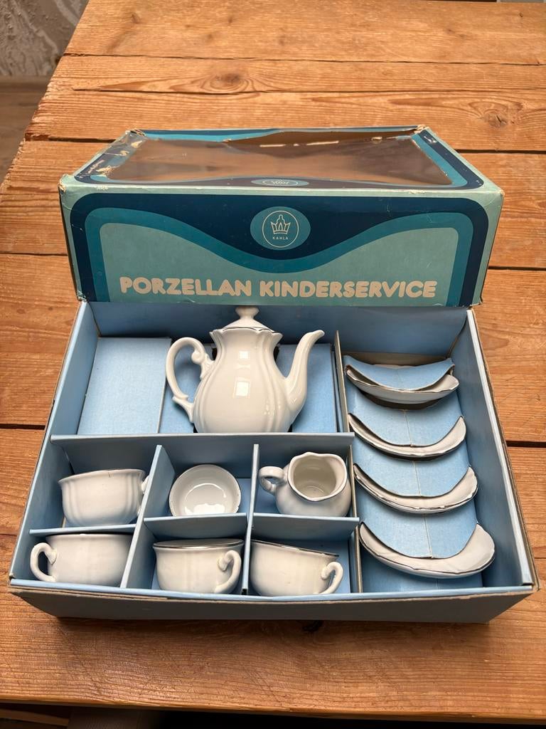 Vintage Kahla Porselein Kinderservies Compleet, Ophalen