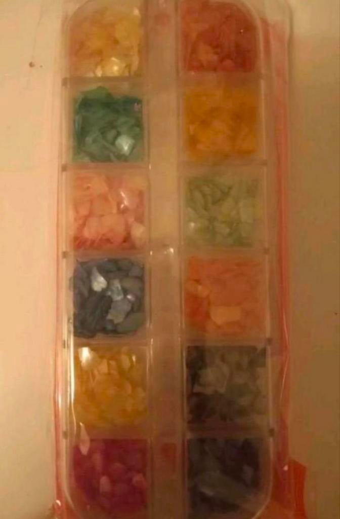 Nagelversiering parelmoer schelpen knutselen, Overige kleuren, Nieuw, Ophalen of Verzenden, Handen en Nagels