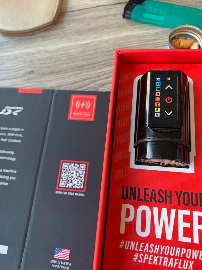 Tattoomachine spectra flux stealth, Ophalen of Verzenden, Zo goed als nieuw, Zwart, Android