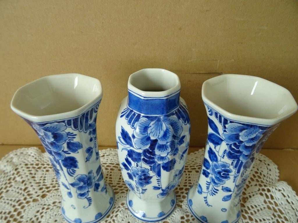 Curiosa vintage kaststel Porceleyne fles kaststel klein 19cm, Ophalen of Verzenden