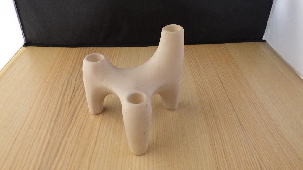 mooie kandelaar voor 3 kaarsen, Overige materialen, Gebruikt, Ophalen of Verzenden, Kandelaar