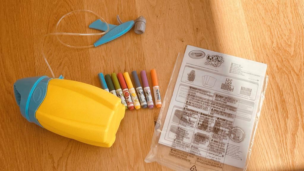 Kids creative fun: Crayola Super Airbrush, Ophalen of Verzenden, Gebruikt