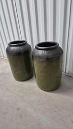 Bloempotten  36 x20 x16, Rond, Ophalen of Verzenden, Zo goed als nieuw, Aardewerk