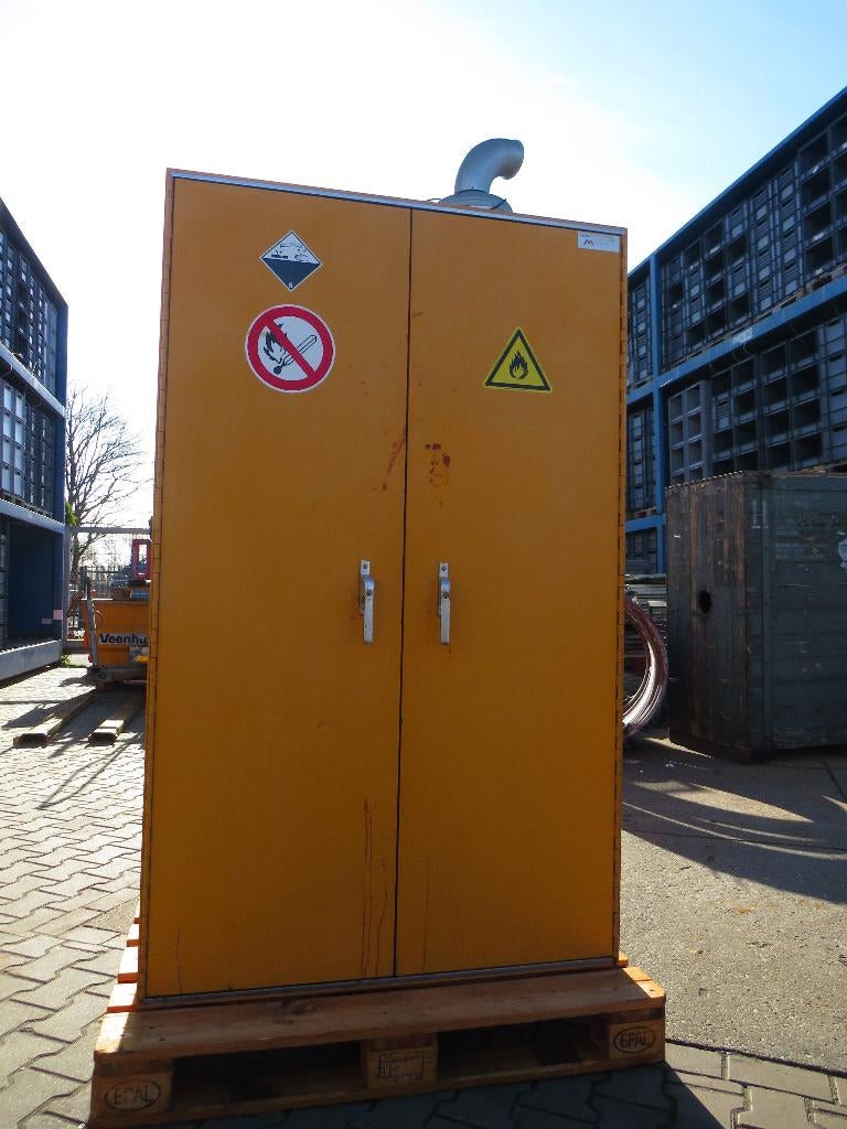 chemiekast chemicalienkast veiligheidskast brand vertragend, Doe-het-zelf en Verbouw, Gebruikt, Chemiekast, Zandhaarweg, Ophalen of Verzenden