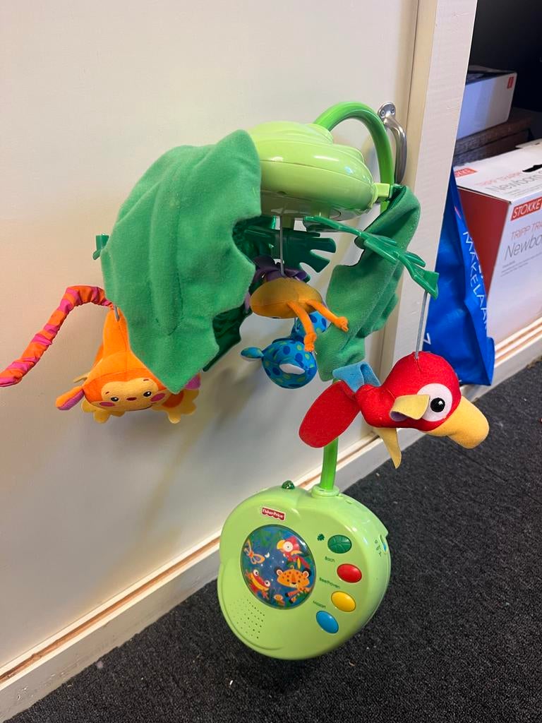 Fisher-Price mobiel met muziek, Ophalen, Gebruikt, Overige typen, Met geluid