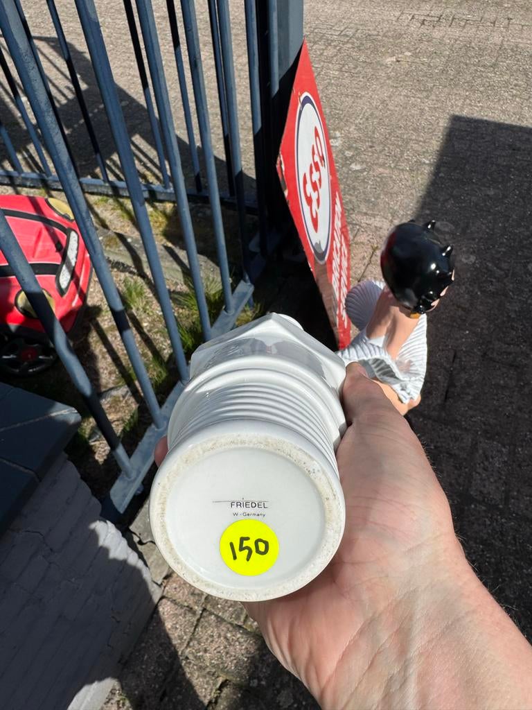 Vintage Bosch Bougie beeld - Friedel Germany, Verzamelen, Ophalen, Gebruikt, Gebruiksvoorwerp, .