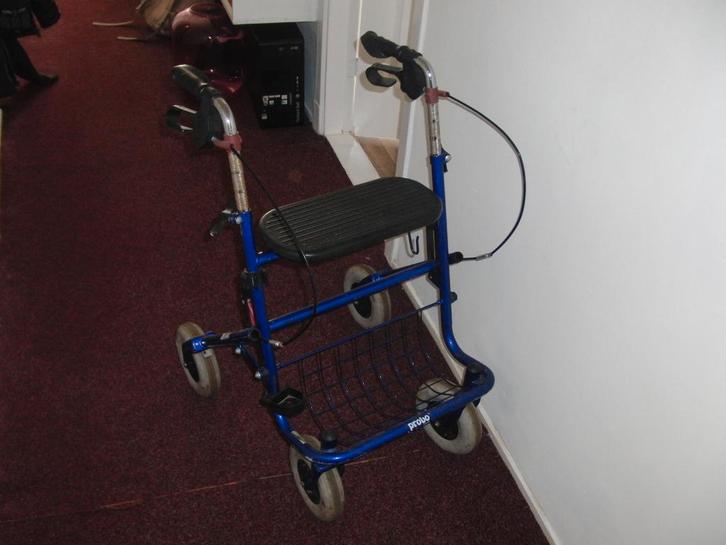 stevige Premis Provo Rollator (Blauw) – Inclusief mandje, Diversen, Rollators, Gebruikt, Lichtgewicht, Ophalen