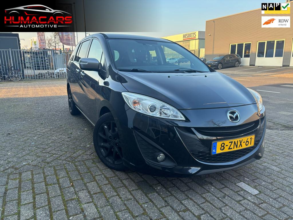 Mazda 5 2.0 Silver Edition|Airco|7 persoons|Nap|navi|nw apk, Auto's, Mazda, Voorwielaandrijving, Euro 5, Stof, Gebruikt