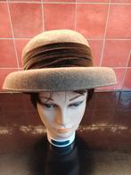 Bruine kwaliteits hoed Chapeau Jacqueline, Ophalen of Verzenden, Zo goed als nieuw, One size fits all