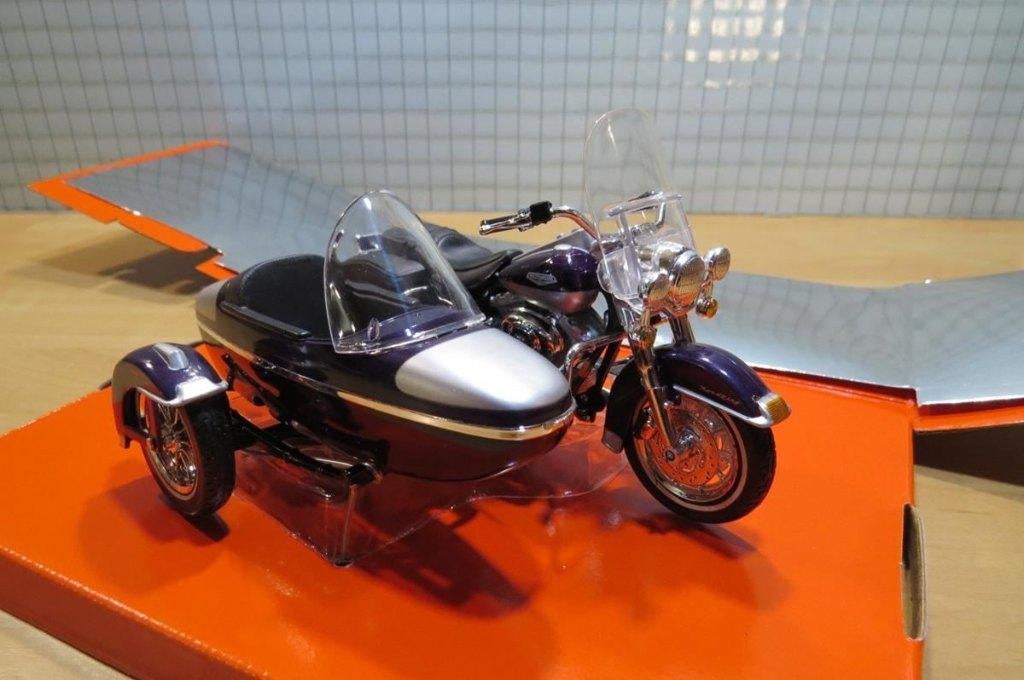 Harley Davidson sidecar zijspan FLHRCI 2001 1:18 (11), Hobby en Vrije tijd, Modelauto's | 1:18, Maisto, May Cheong Group France S.A.S.