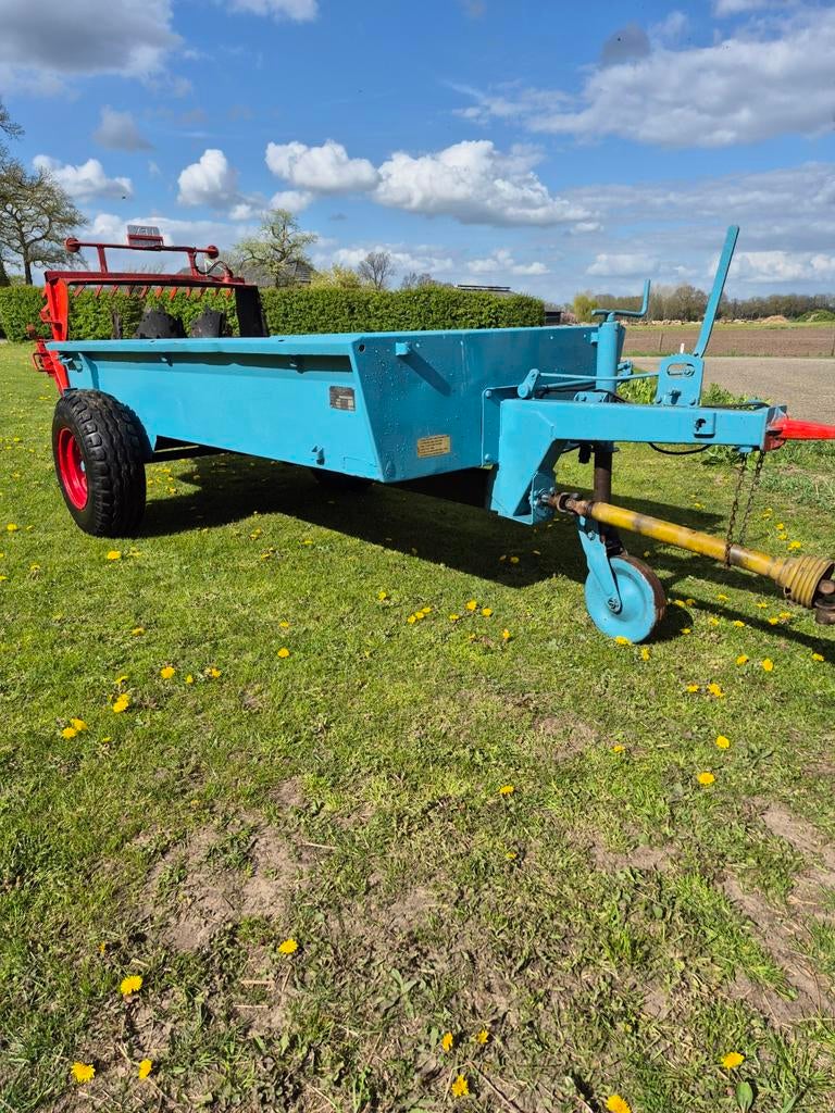 Unieke mestwagen mestverspreider Mengele, Ophalen, Akkerbouw, Transport