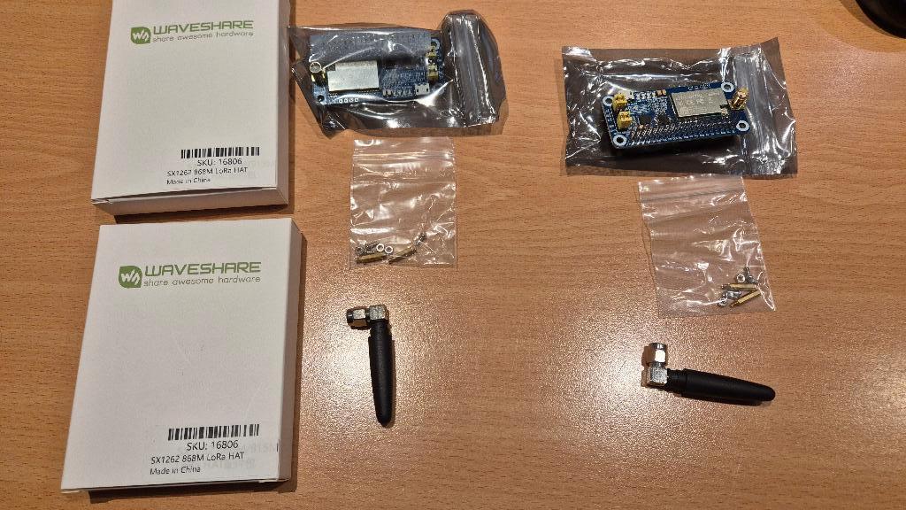 2 x Waveshare SX1262 LoRa HAT voor Raspberry Pi - 868MHz, Ophalen of Verzenden, Nieuw
