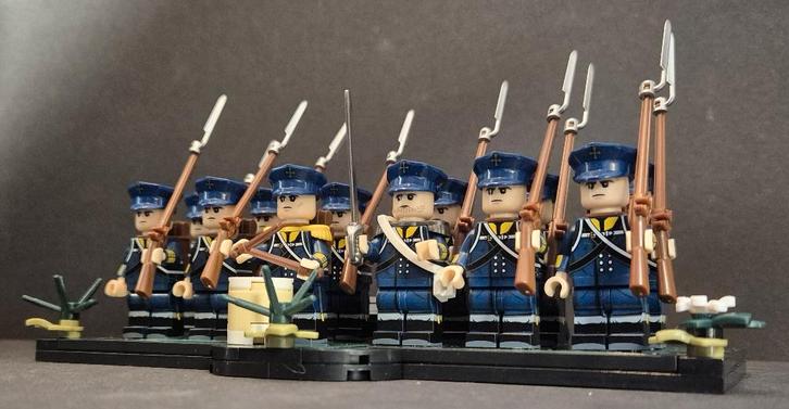 Napoleontische Pruisische Landwehr Compagnie, Kinderen en Baby's, Speelgoed | Bouwstenen, Nieuw, Overige merken, Verzenden