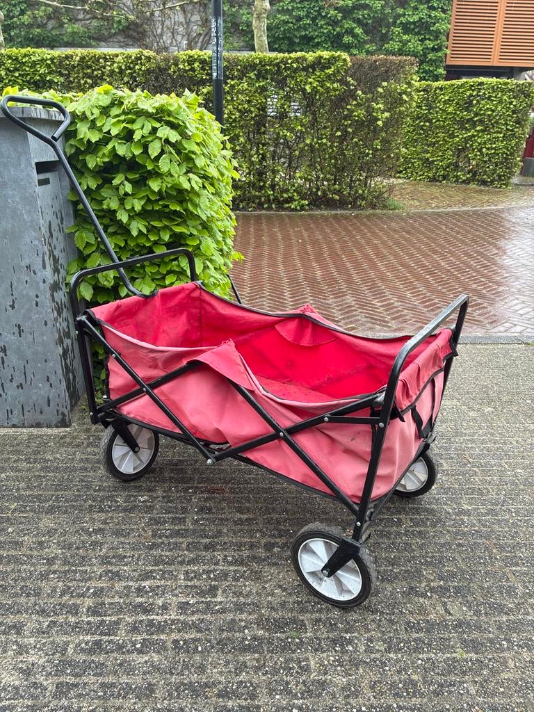 Rode bolderkar, Caravans en Kamperen, Bolderkarren, Ophalen, Gebruikt