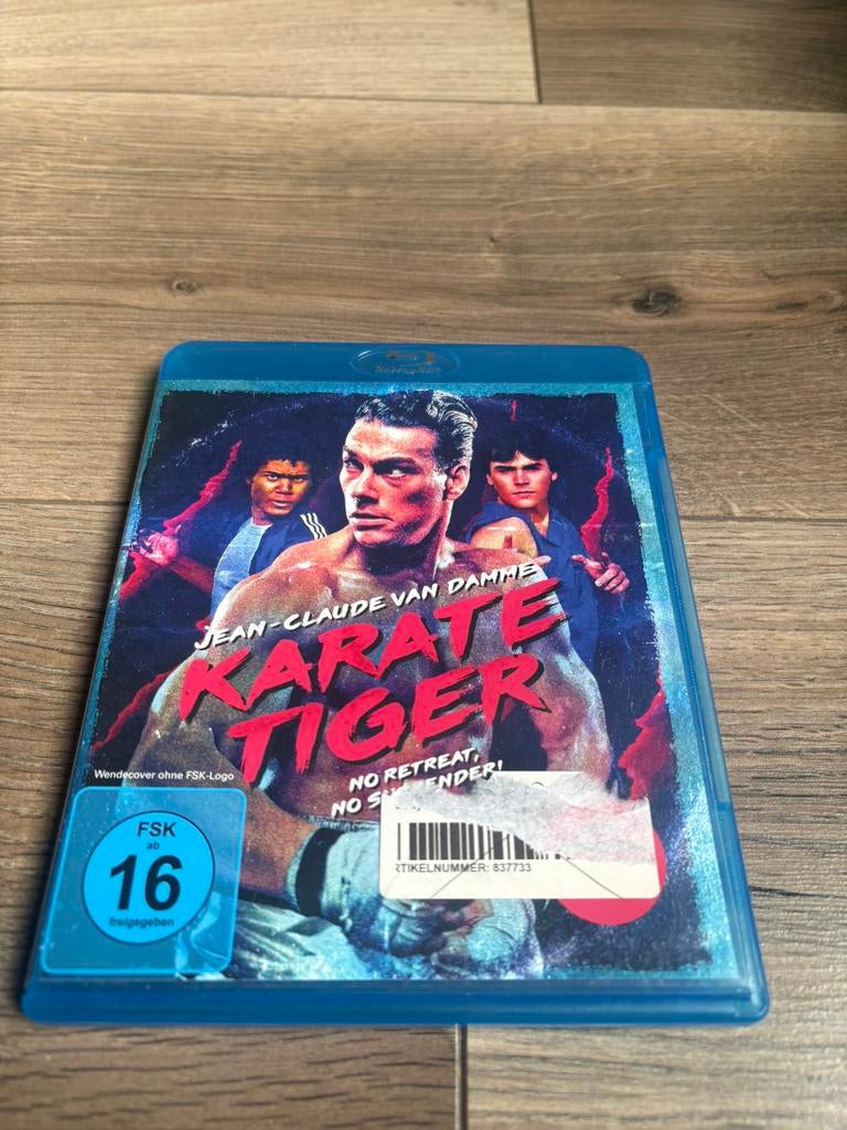Karate Tiger blu ray met van Damme duitse import, Ophalen of Verzenden, Zo goed als nieuw, Actie