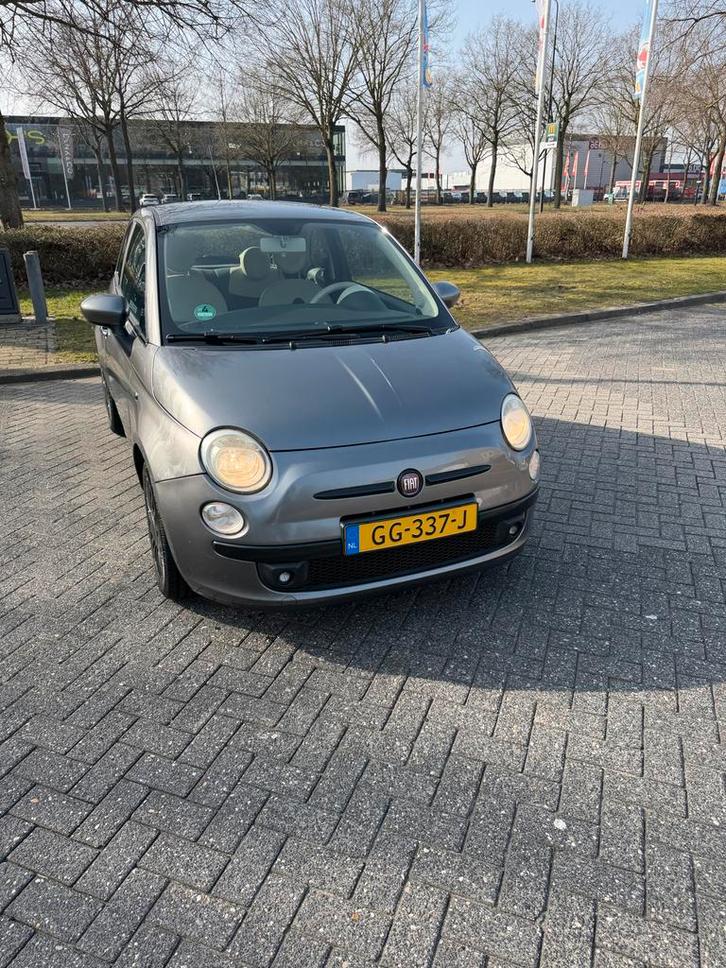 Fiat 500 1.2 C 2009 Grijs, Auto's, Fiat, Particulier, Airbags, Airconditioning, Alarm, Centrale vergrendeling, Elektrische ramen