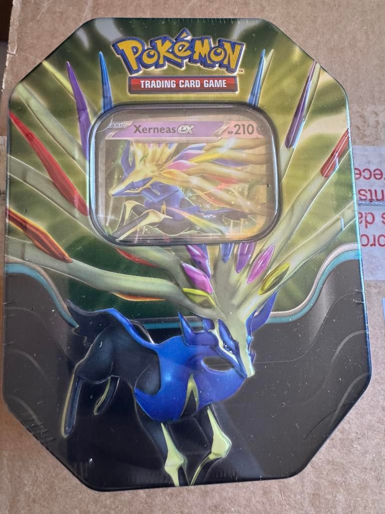 Pokémon TCG: Azure Legends Tin (Xerneas EX) * SEALED *, Ophalen of Verzenden, Zo goed als nieuw, Overige typen