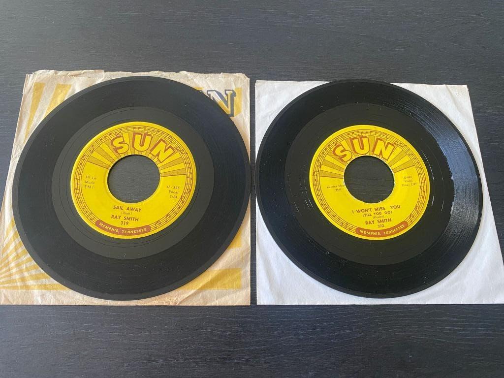 2x Single Ray Smith, Sun records #319 & 372, Cd's en Dvd's, Ophalen of Verzenden, Gebruikt, 7 inch, Single