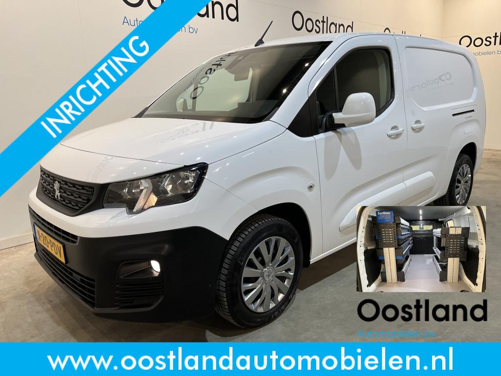 Peugeot Partner 1.5 BlueHDI 130 PK L2 Automaat Servicebus /, Stof, Gebruikt, 4 cilinders, Met garantie (alle)