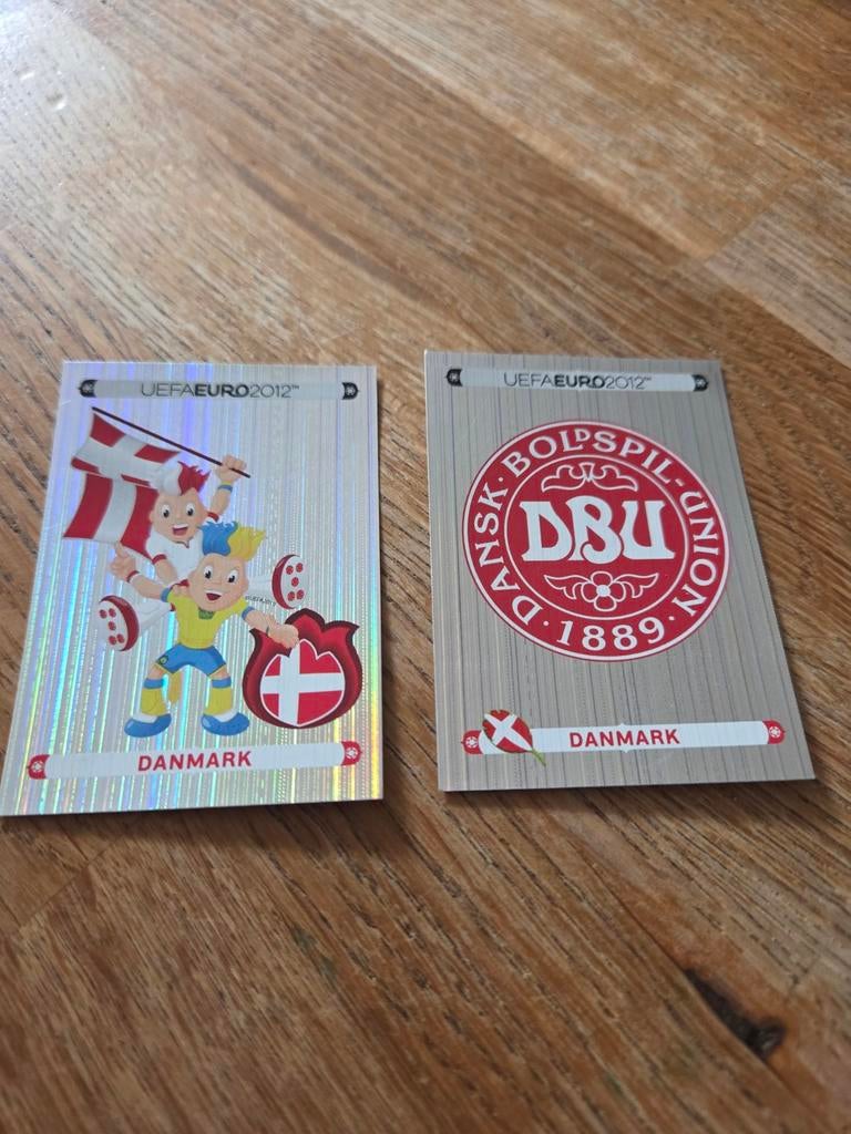 Panini EK 2012 Denemarken, Ophalen of Verzenden, Zo goed als nieuw, Buitenlandse clubs, Poster, Plaatje of Sticker
